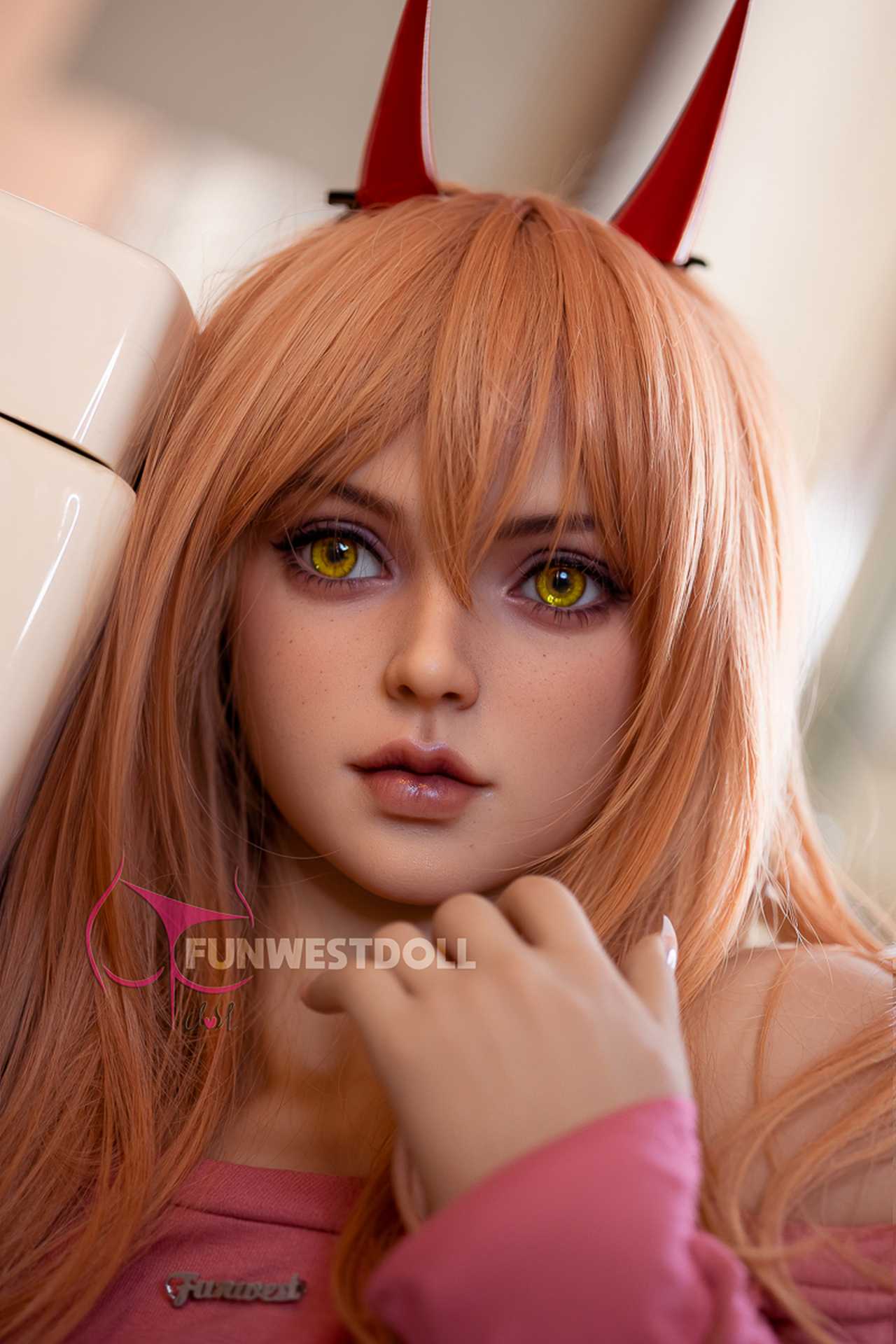 Funwest Haley: Blonde Anime Superhero Love Doll for Bathroom Adventures Any Love Doll Funwest