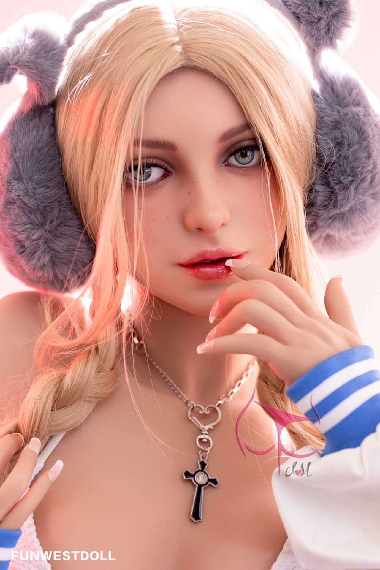 Funwest Love Doll: 159cm TPE Luann with A-Cup Breasts and Hot Body in Blue Training Outfit Any Love Doll Funwest