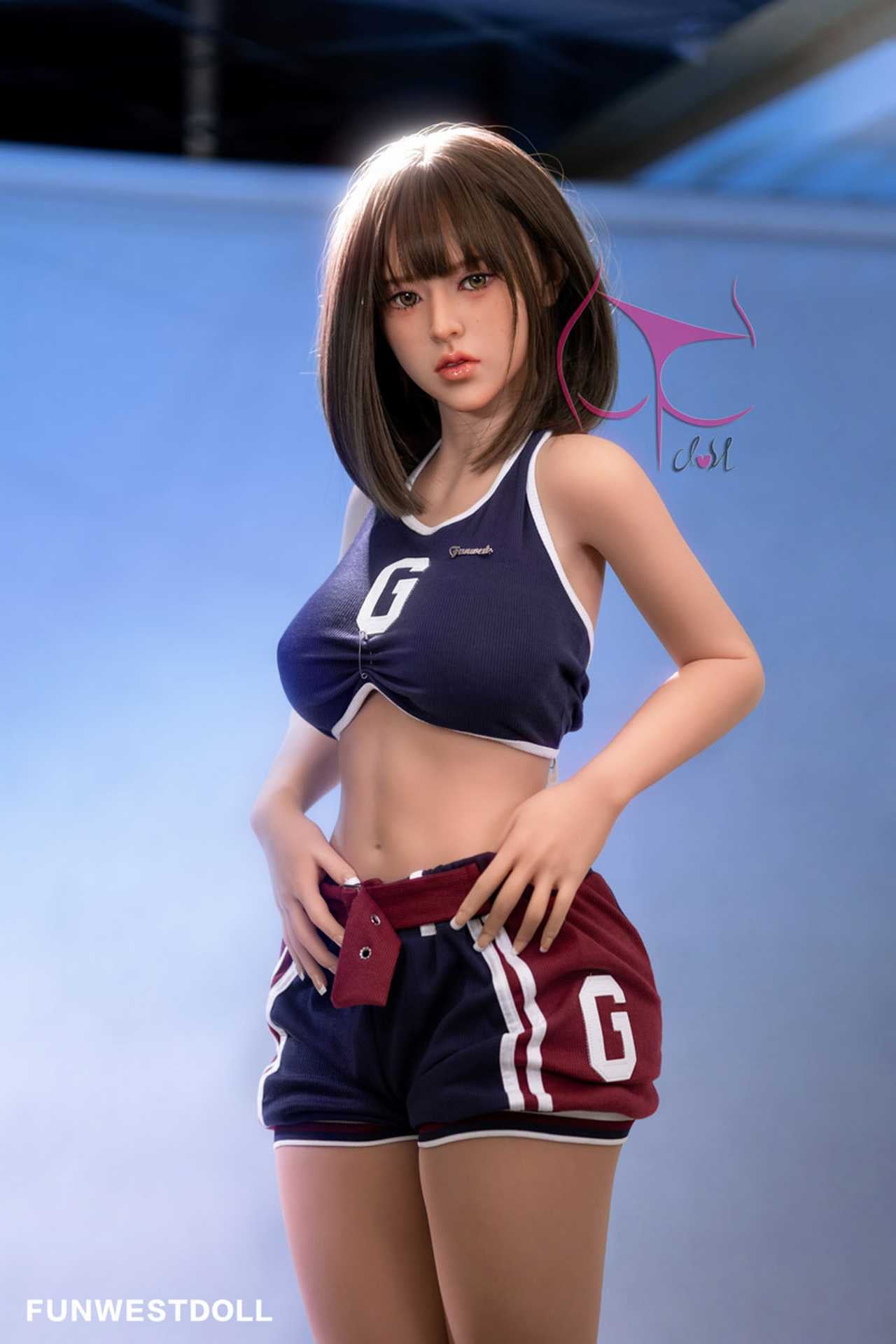 Funwest Love Doll: Ariya, Asian Beauty with F-Cup Breasts in Sexy Training Gear Any Love Doll Funwest