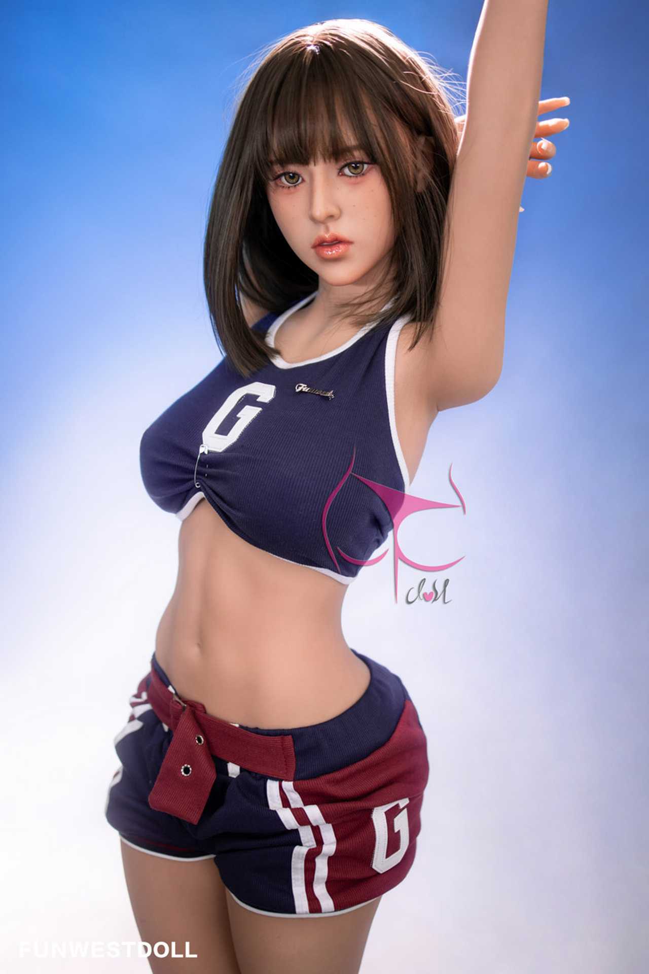 Funwest Love Doll: Ariya, Asian Beauty with F-Cup Breasts in Sexy Training Gear Any Love Doll Funwest