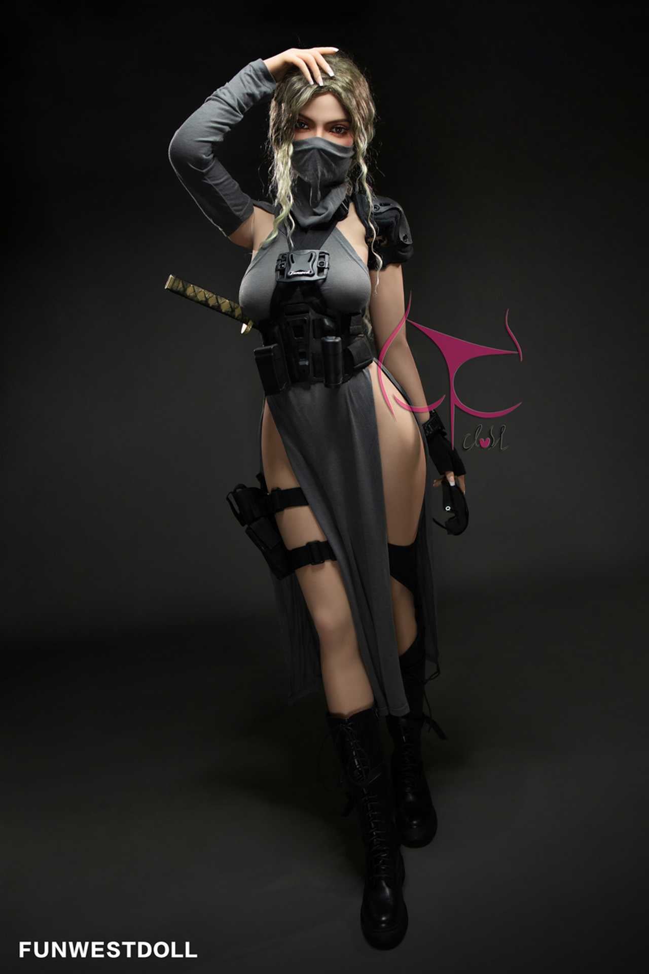 Funwest Love Doll Zuri: 155cm Sexy Teen SWAT Team Member with F-Cup Breasts Any Love Doll Funwest