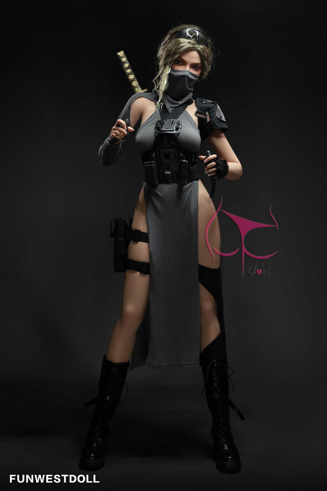 Funwest Love Doll Zuri: 155cm Sexy Teen SWAT Team Member with F-Cup Breasts Any Love Doll Funwest