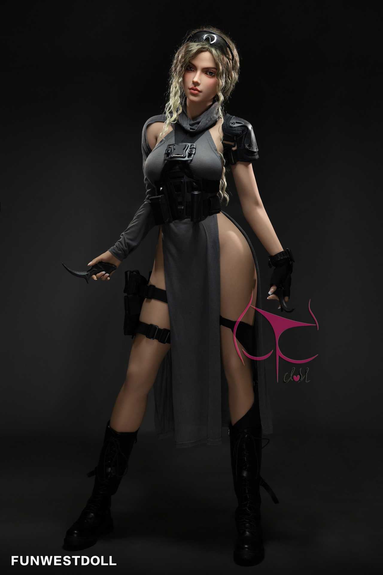 Funwest Love Doll Zuri: 155cm Sexy Teen SWAT Team Member with F-Cup Breasts Any Love Doll Funwest