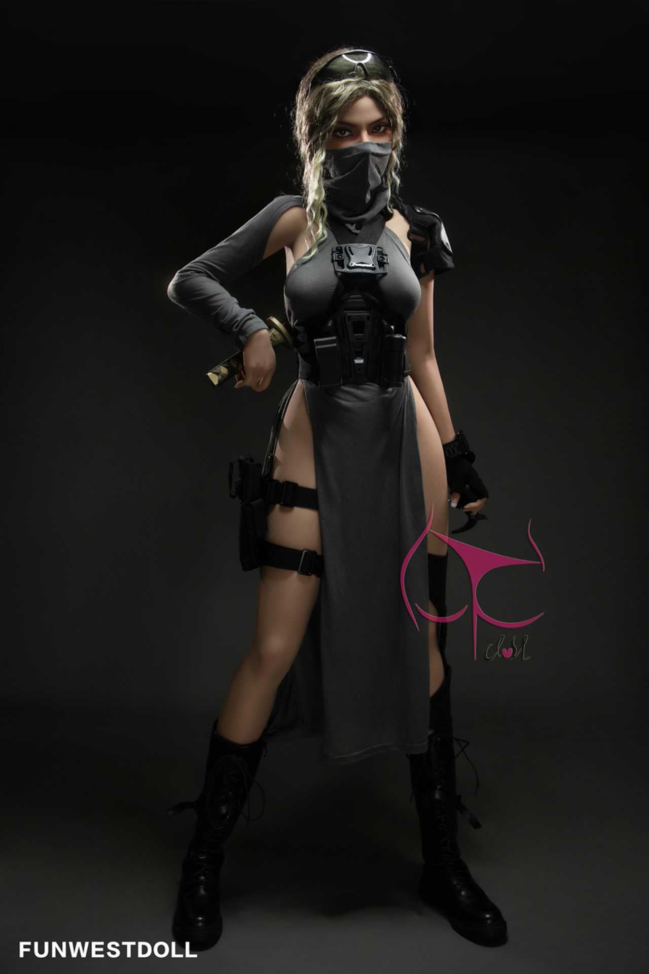 Funwest Love Doll Zuri: 155cm Sexy Teen SWAT Team Member with F-Cup Breasts Any Love Doll Funwest