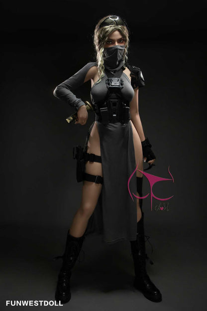 Funwest Love Doll Zuri: 155cm Sexy Teen SWAT Team Member with F-Cup Breasts Any Love Doll Funwest