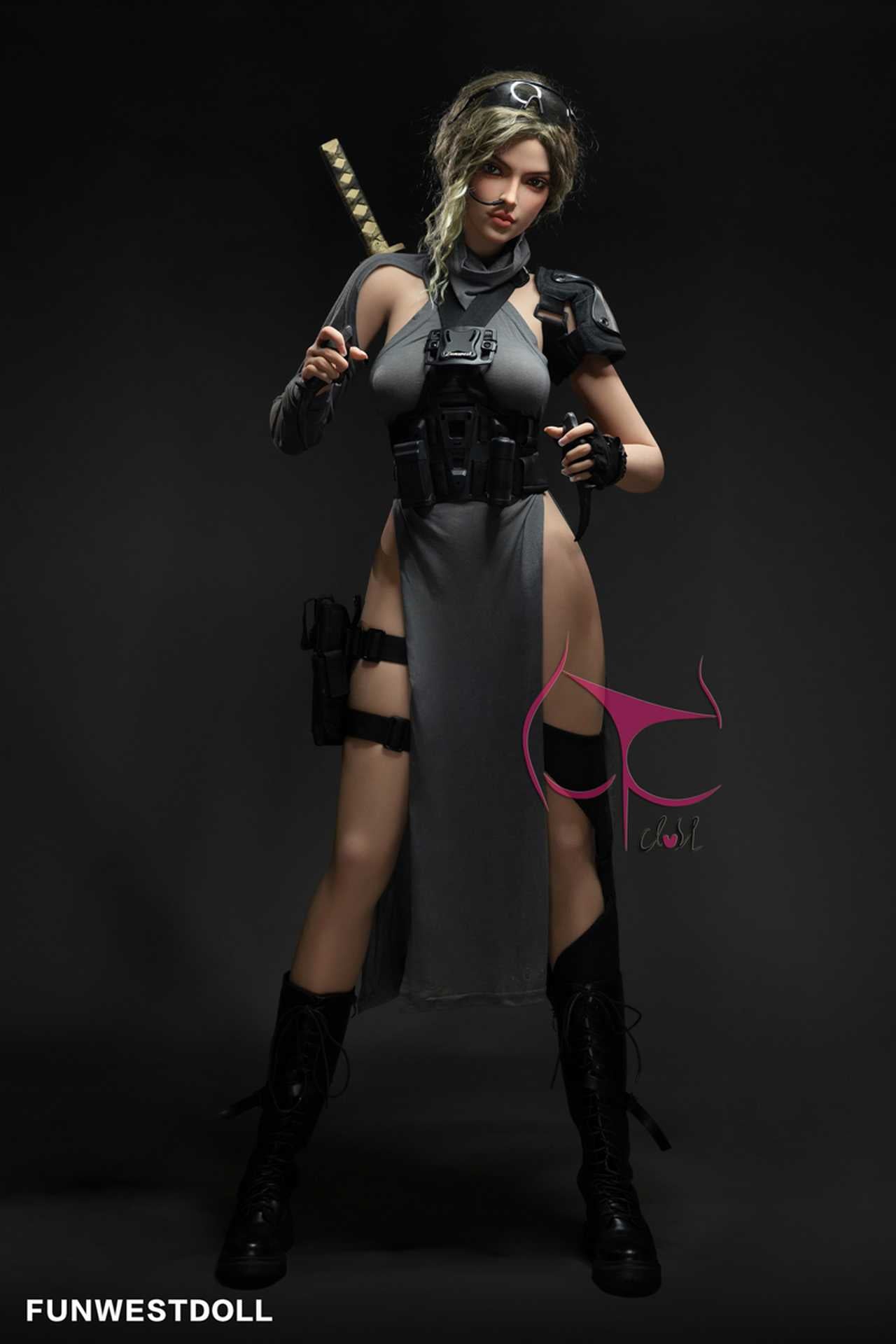 Funwest Love Doll Zuri: 155cm Sexy Teen SWAT Team Member with F-Cup Breasts Any Love Doll Funwest