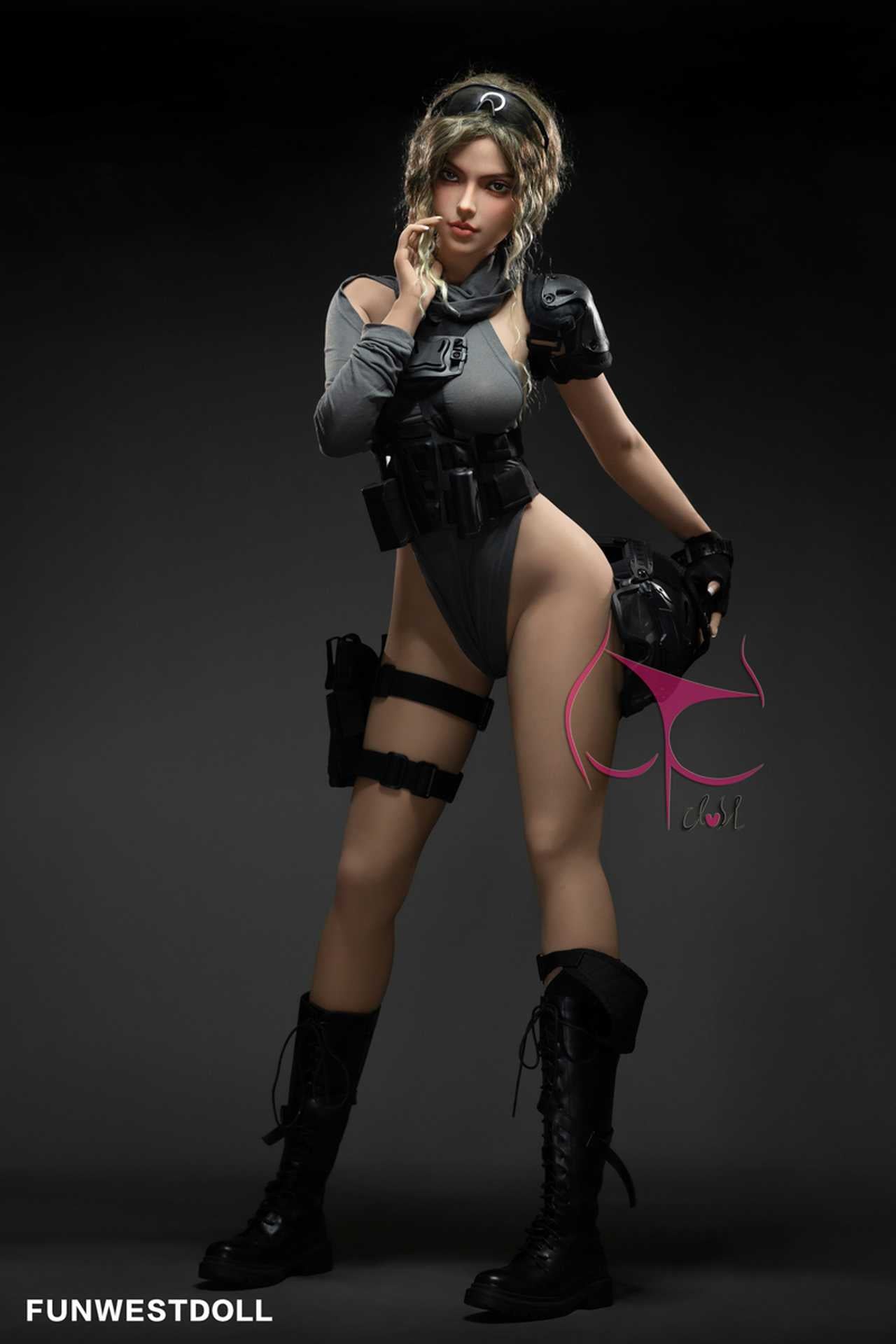Funwest Love Doll Zuri: 155cm Sexy Teen SWAT Team Member with F-Cup Breasts Any Love Doll Funwest
