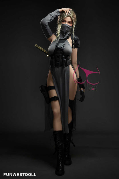 Funwest Love Doll Zuri: 155cm Sexy Teen SWAT Team Member with F-Cup Breasts Any Love Doll Funwest