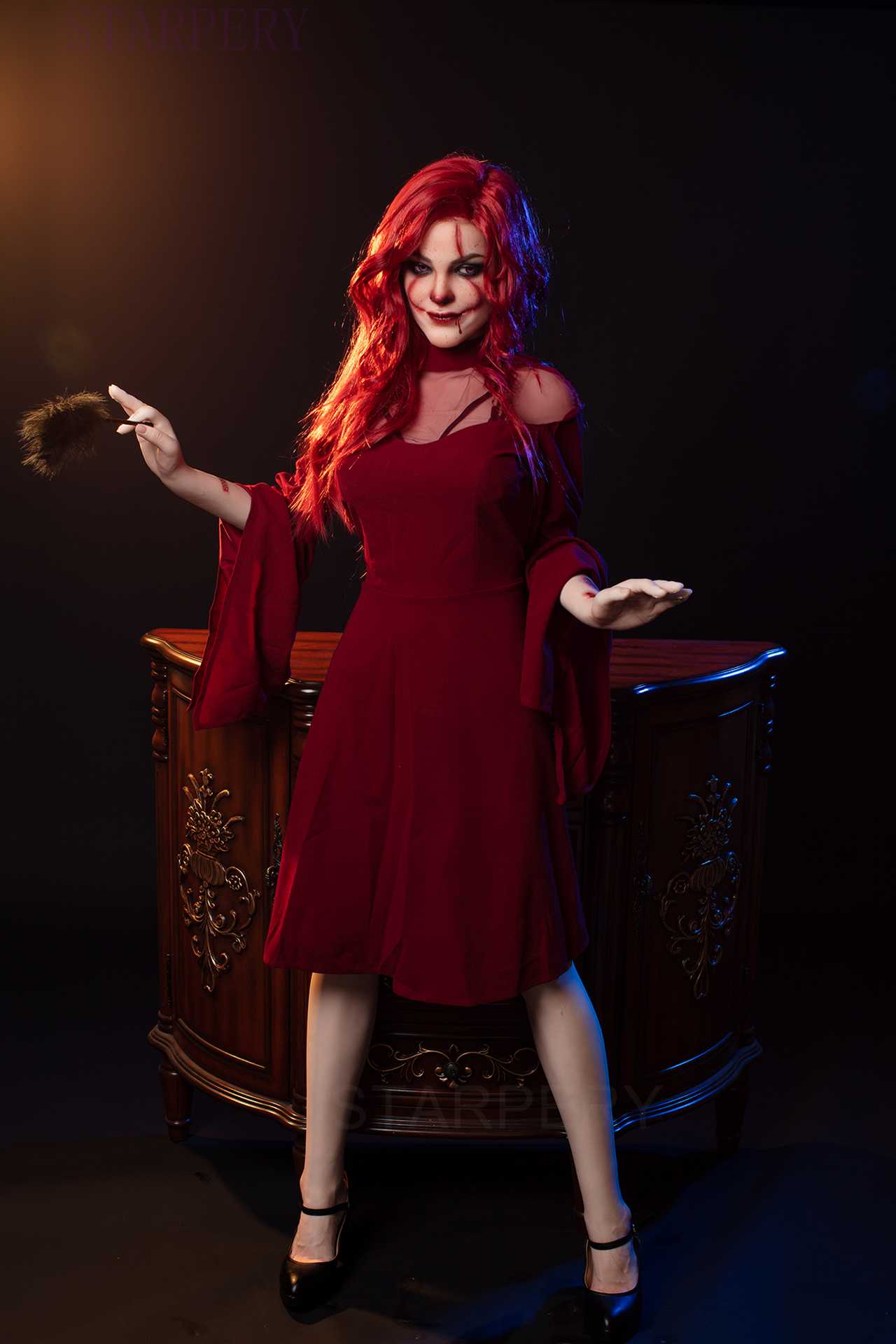 Iole: 169cm Starpery Love Doll - Halloween Face, C Cup, Full Silicone Any Love Doll Starpery