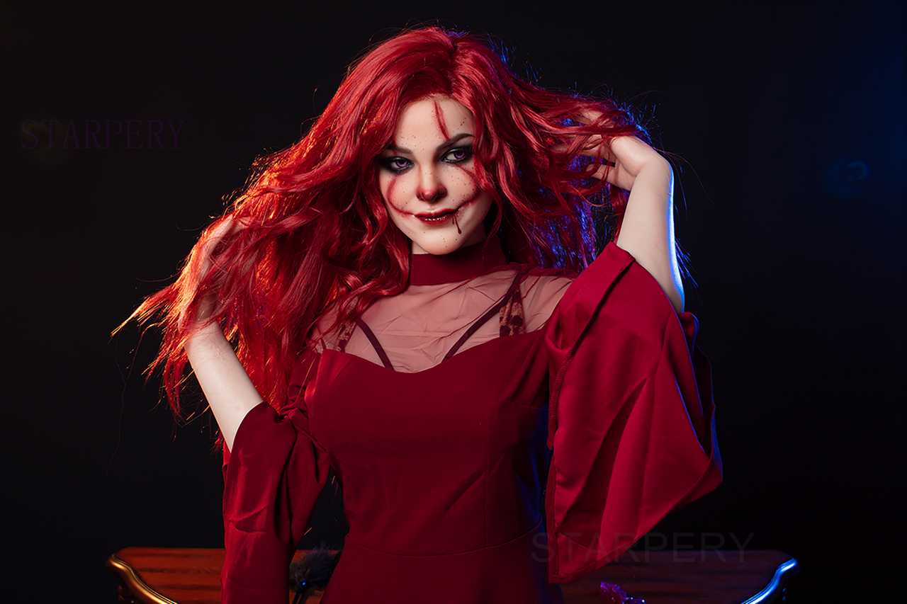 Iole: 169cm Starpery Love Doll - Halloween Face, C Cup, Full Silicone Any Love Doll Starpery