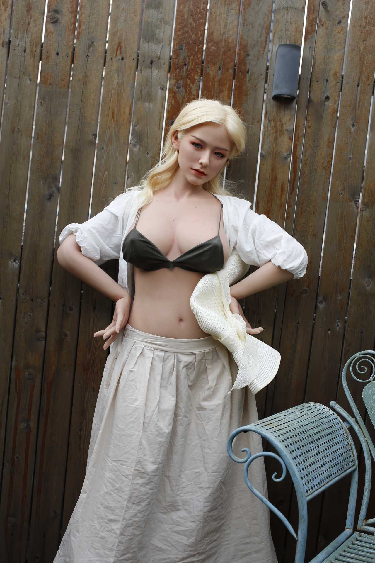 Loretta: 156cm Blonde Asian Starpery Love Doll with Full Silicone Body Any Love Doll Starpery