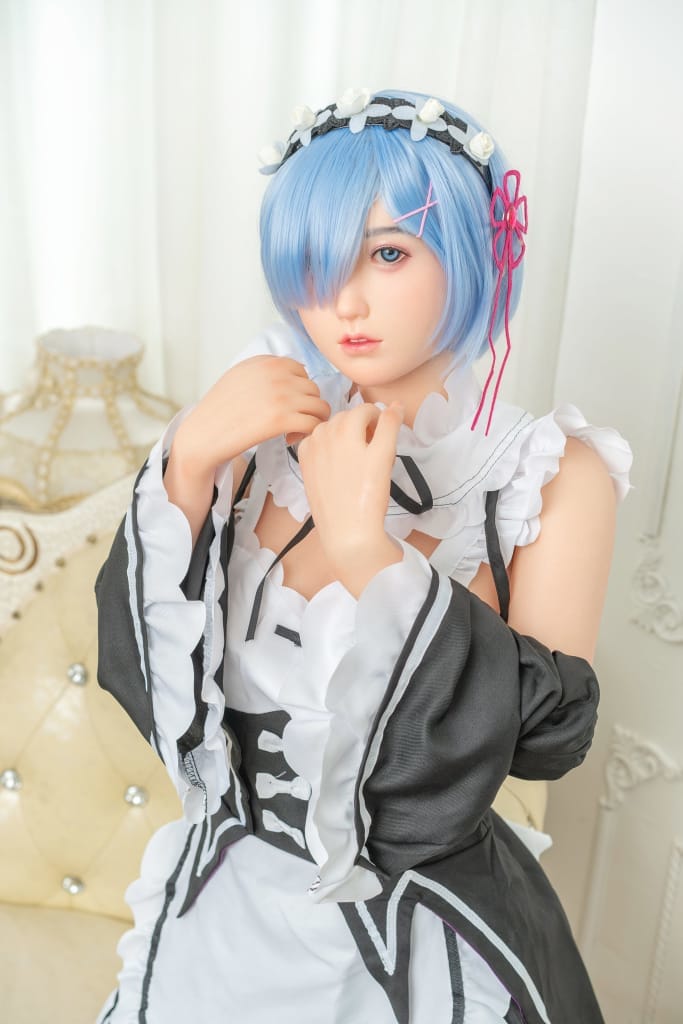 Maid for Pleasure: Leah Blue Hair Sex Doll Any Love Doll Zelex dolls - SILICONE
