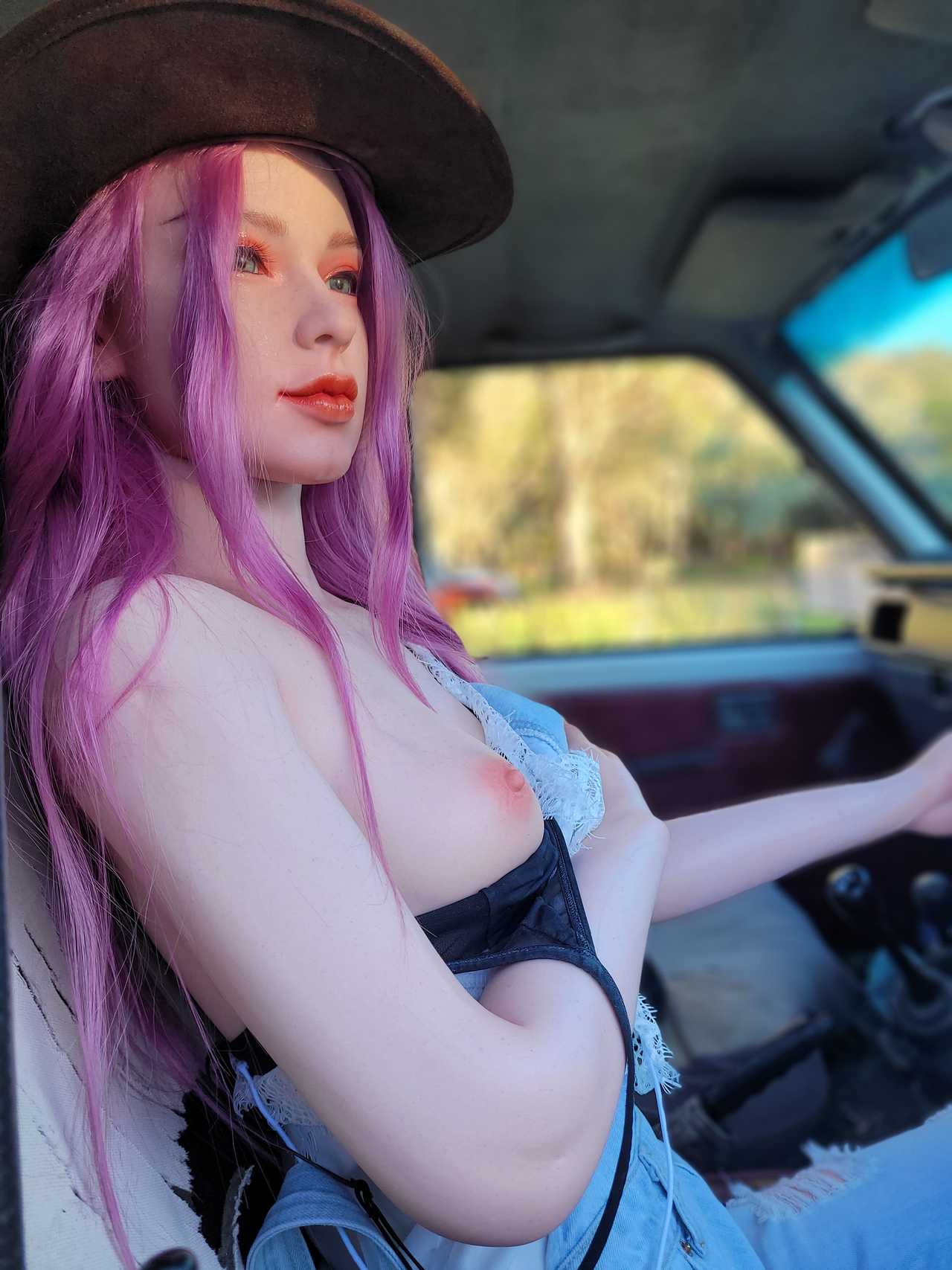 Maud: Alluring Pink-Haired Teen Love Doll with Petite A-Cup Breasts Any Love Doll Starpery