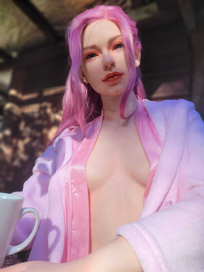 Maud: Alluring Pink-Haired Teen Love Doll with Petite A-Cup Breasts Any Love Doll Starpery