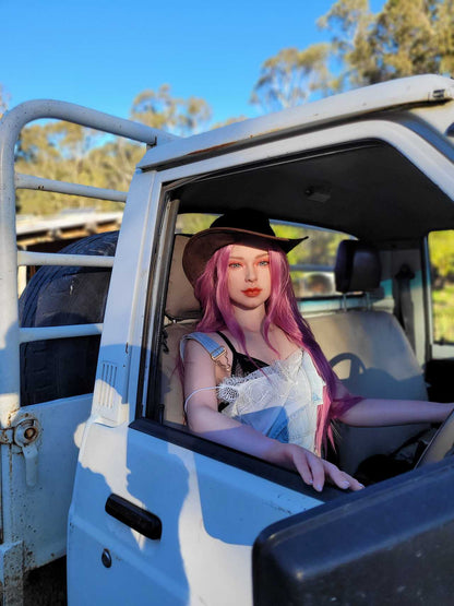 Maud: Alluring Pink-Haired Teen Love Doll with Petite A-Cup Breasts Any Love Doll Starpery