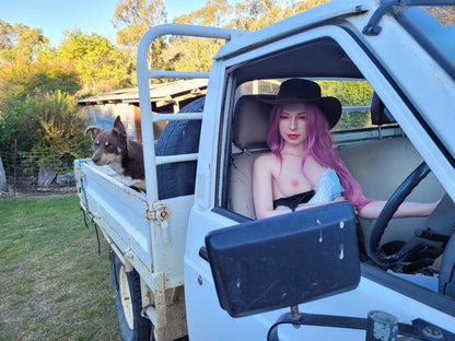 Maud: Alluring Pink-Haired Teen Love Doll with Petite A-Cup Breasts Any Love Doll Starpery