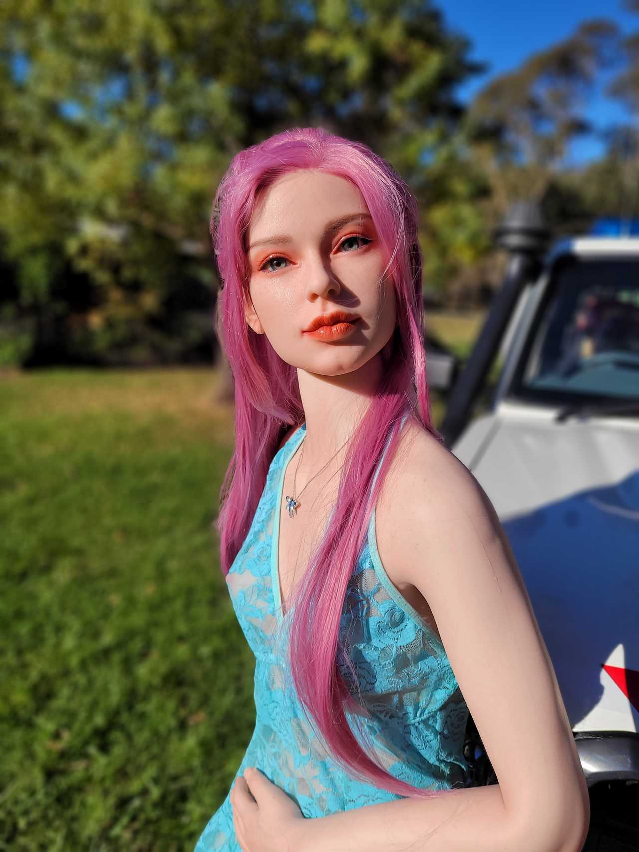 Maud: Alluring Pink-Haired Teen Love Doll with Petite A-Cup Breasts Any Love Doll Starpery