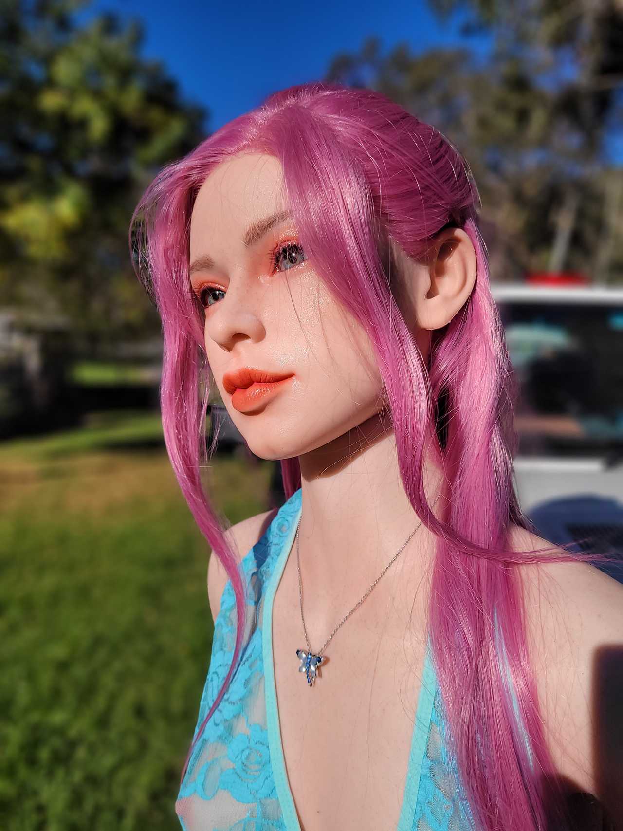 Maud: Alluring Pink-Haired Teen Love Doll with Petite A-Cup Breasts Any Love Doll Starpery