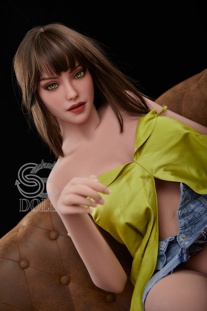 Introducing Tianna, the Realistic TPE Love Doll by SEDoll with Mesmerizing Green Eyes and Flawless Features