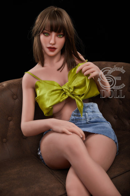 Introducing Tianna, the Realistic TPE Love Doll by SEDoll with Mesmerizing Green Eyes and Flawless Features