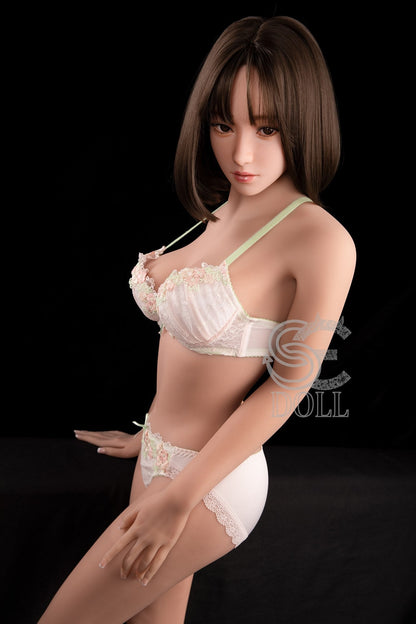 SEDoll Lottie Stunning Slim Asian TPE Love Doll in Sexy White Lingerie for Unforgettable Nights Any Love Doll SEdoll TPE