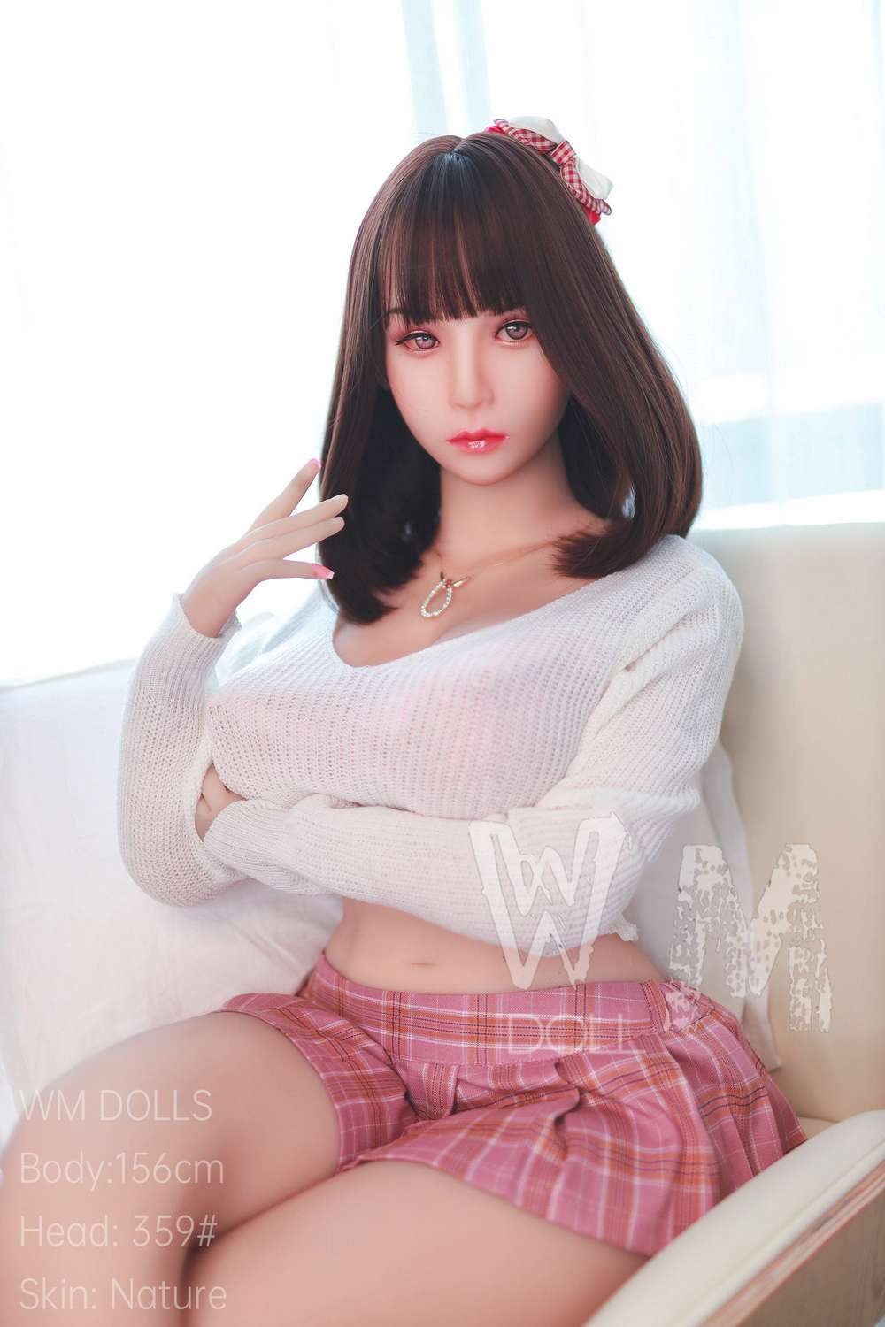 WM Dolls Darizani: Youthful Sad Love Doll with D-Cup Chest and Petite Butt - Head #359