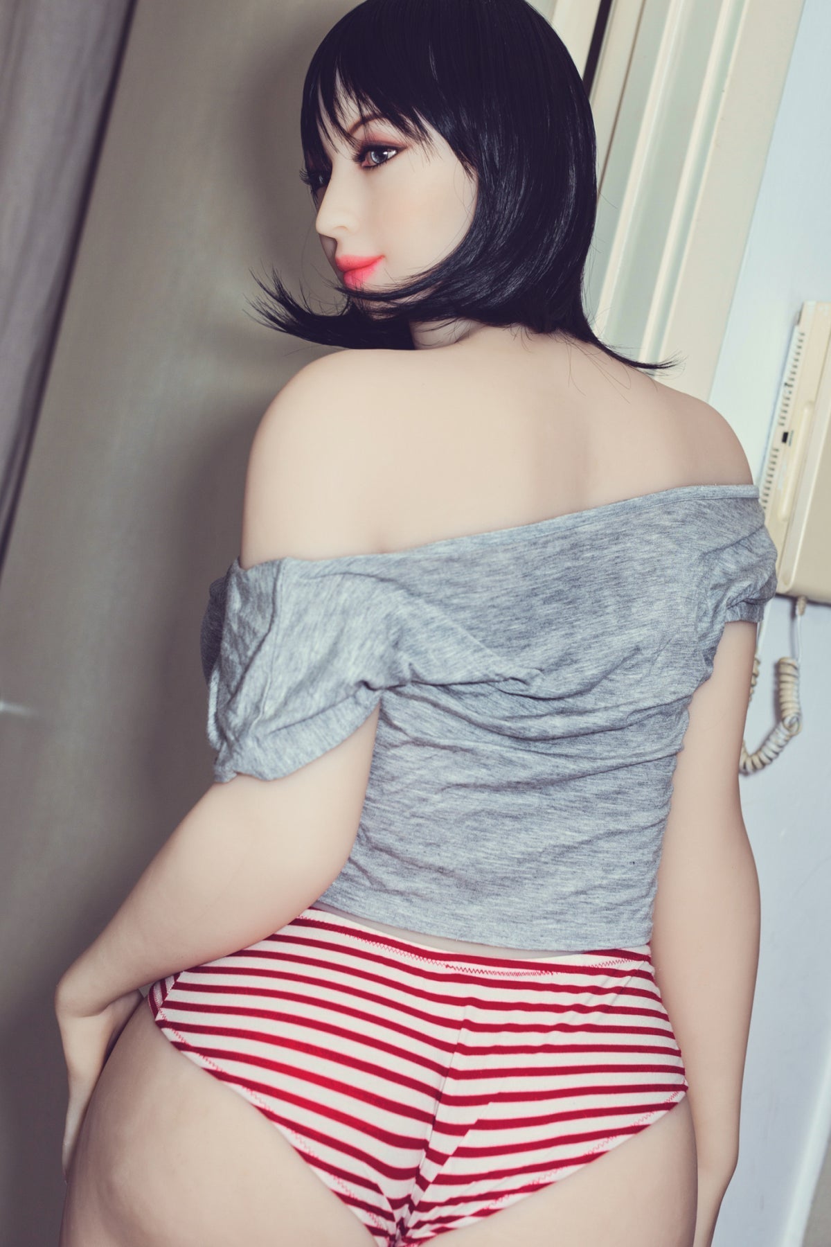 WM Dolls Maleka: Realistic 163cm H-Cup Love Doll with Head #184 - Exquisite Brunette Beauty