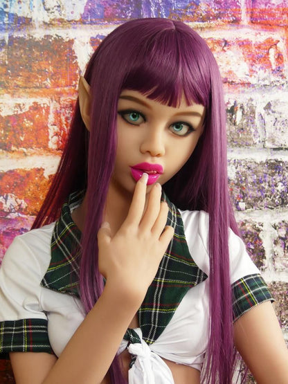 Ariadne WM Dolls Love Doll with B-Cup and Beautiful Eyes, School Teen Head 160