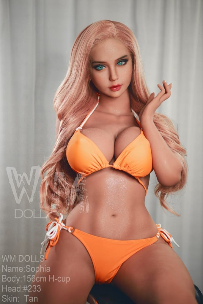 WM Dolls Lulu: Stunning Blonde Love Doll, 156cm H-Cup, Head #233