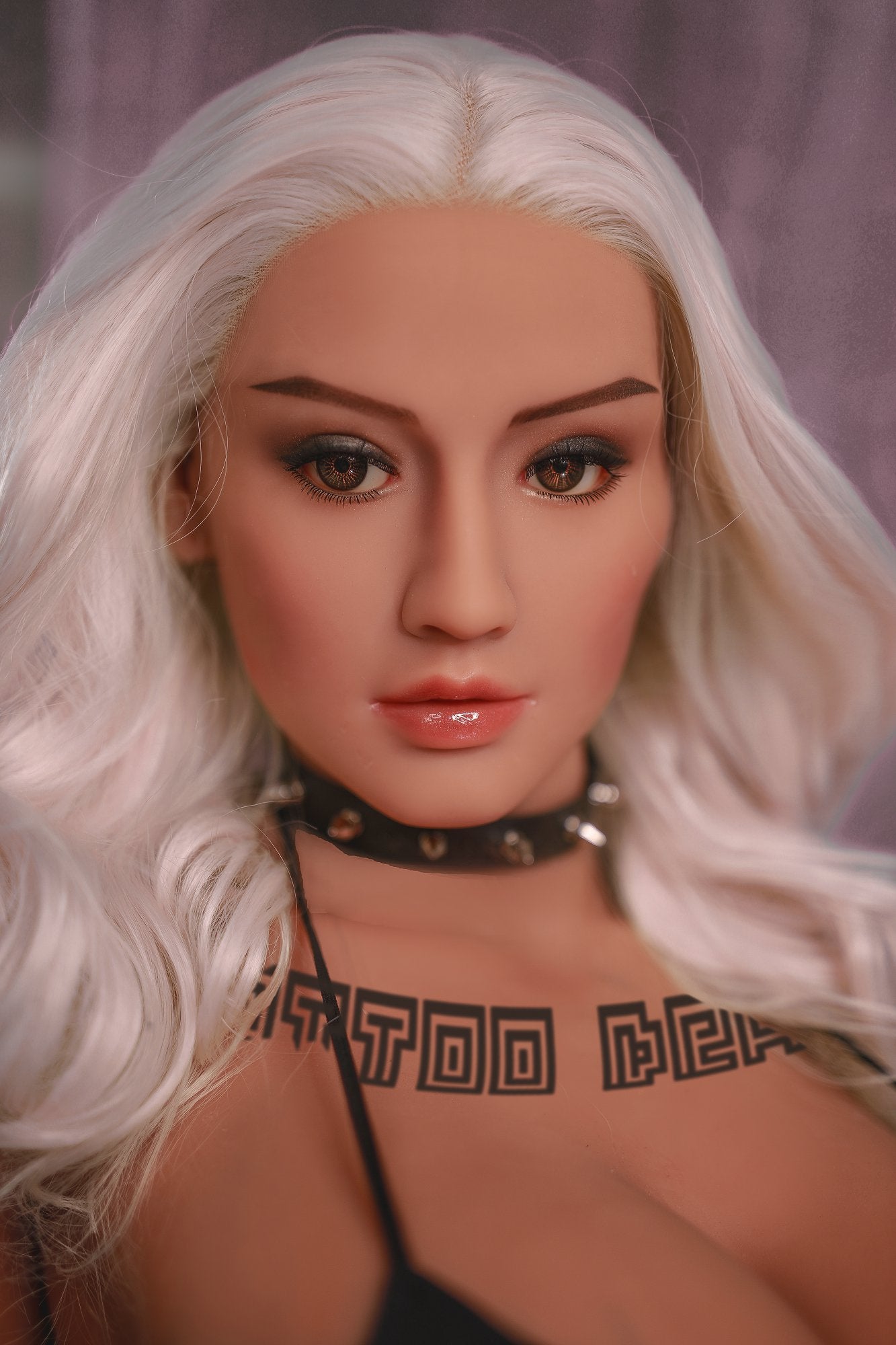 YL Dolls Big Breasts Natalie: 171cm Love Doll with Tattoos and White Hair Any Love Doll YL